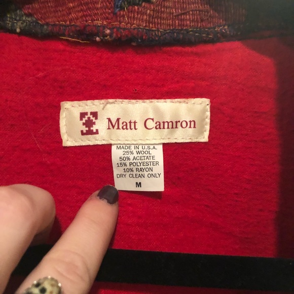 Jean Wool Textiled Jacket - Picture 2 of 3